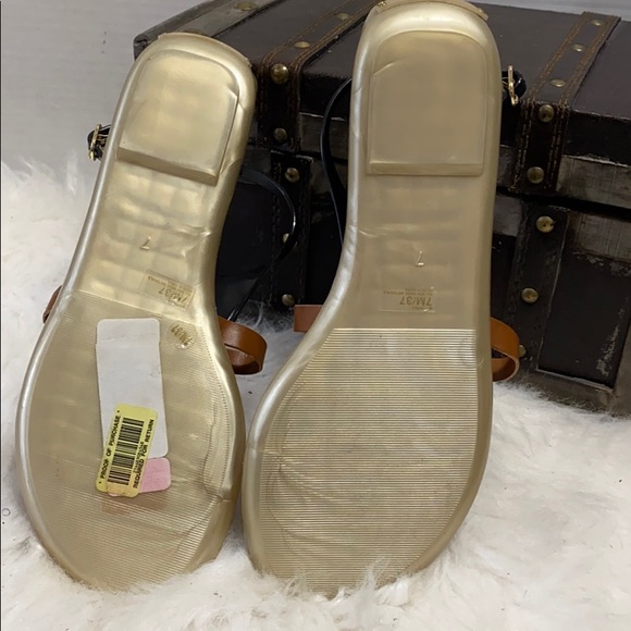 Bcbg Generation Caper Jelly Black / Brown Sandal - Picture 3 of 7